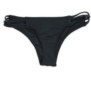 NEW Black Strappy Criss-cross Bottom